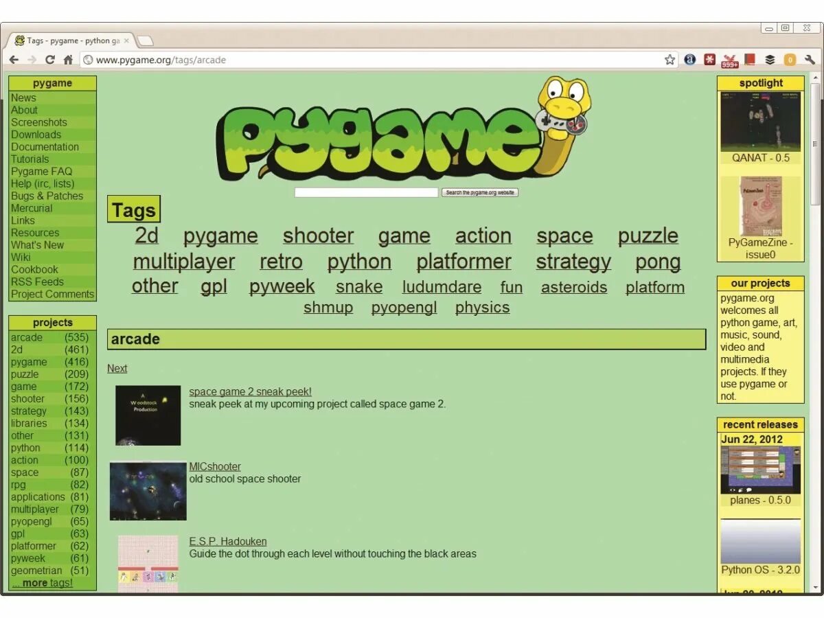 Python game codes