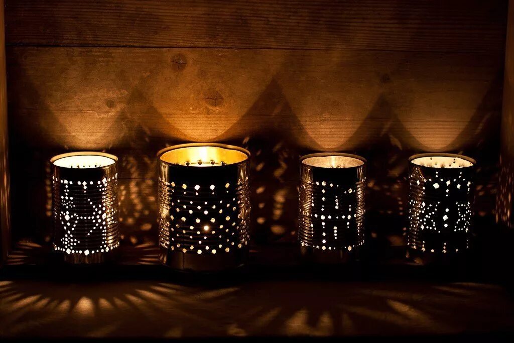 Подсвечник из консервной банки. Подсвечник из жестяной банки. Светильник из жестяной банки. Loraine 23839 подсвечник ажур стразы 8х8х23см мв (х12). Подсвечник из консервной банки.