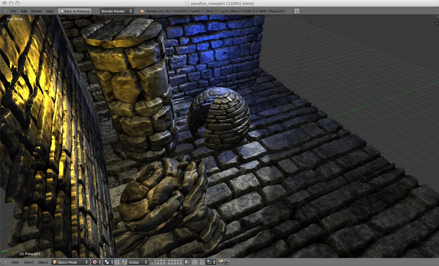 Parallax occlusion mapping