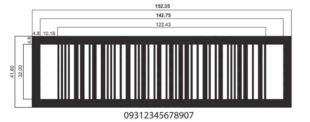 Какого размера штрих код. ITF 14 штрих код. Штрих код ЕАН 14. Минимальный размер штрих кода ITF 14. ITF-14 штрих код упаковка.