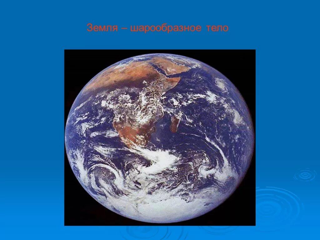 Почему земля шарообразная