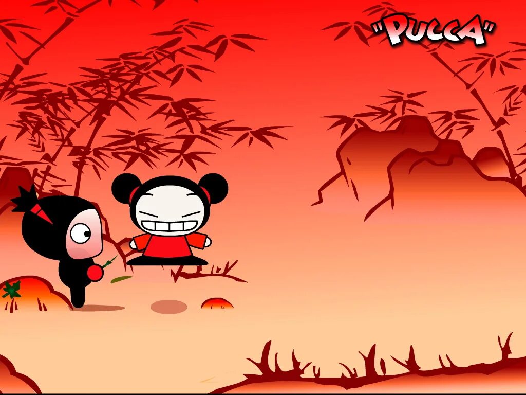 Мир пука. Пукка джетикс. Pucca and Garu. Pucca обои.