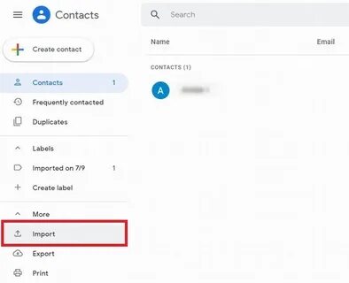 Восстановить контакты через аккаунт google