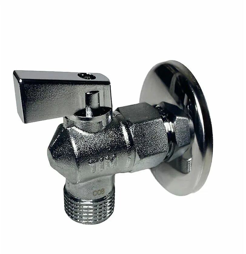Кран для подключения приборов 1 2 Кран шаровый угловой с фильтром 1/2"н x 1/2"н хром Valtec VT.282.N.0404 купить п