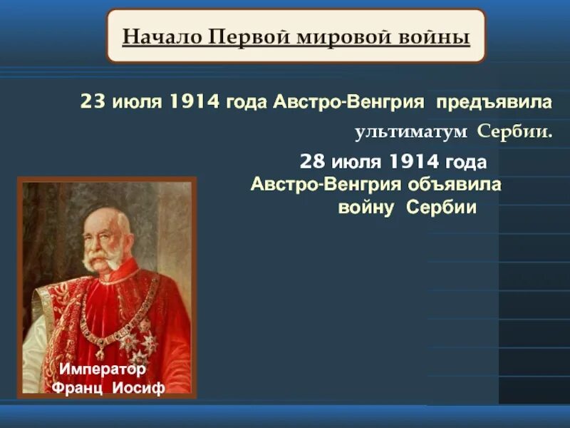 Кто стал первым правителем. 28 Июля Австро Венгрия объявила. Австро Венгрия и Сербия 1914. Начало первой мировой войны 1914.