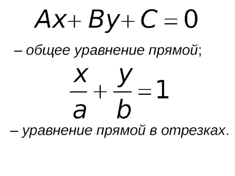 Уравнение прямой является уравнение. Уравнение прямой. Основное уравнение прямой. Уравнение прямой в общем виде. Что такое b в уравнении прямой.