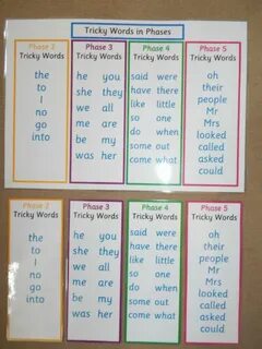 Tricky words