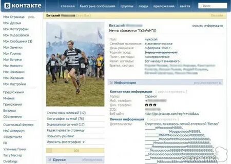 Контакты описание страницы
