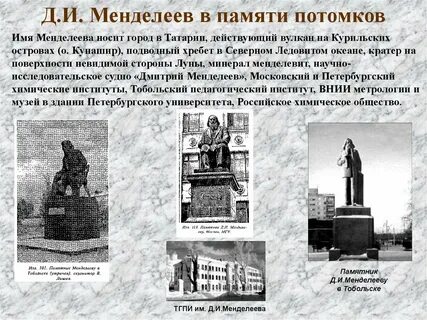 Менделеев имя