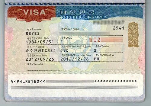 Нужна ли виза в корею 2024. Корейская виза. Виза в Республику Корея. Корея виза Узбекистан. Корейская виза f4.