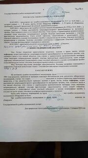 Заключение судебно медицинской экспертизы