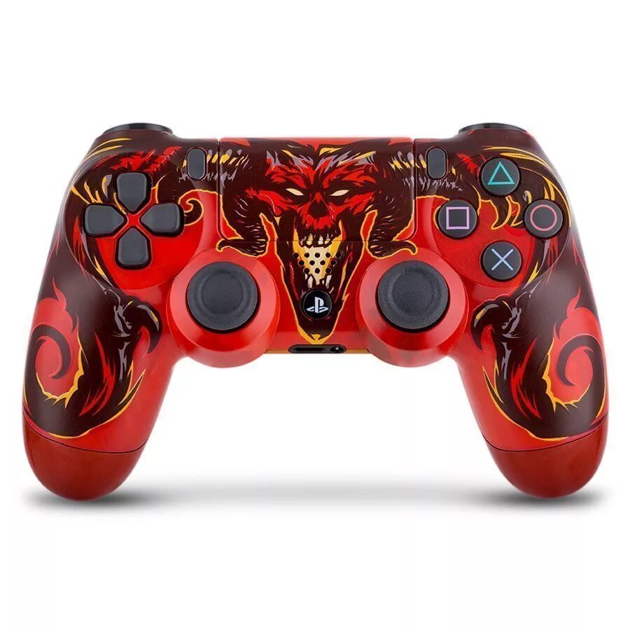 Покруче джойстики. Геймпад Sony Dualshock 4. Геймпад Rainbo Dualshock 4 Custom Diablo. Sony PLAYSTATION 4 Dualshock 4. Джойстик на ps4 Дьябло.