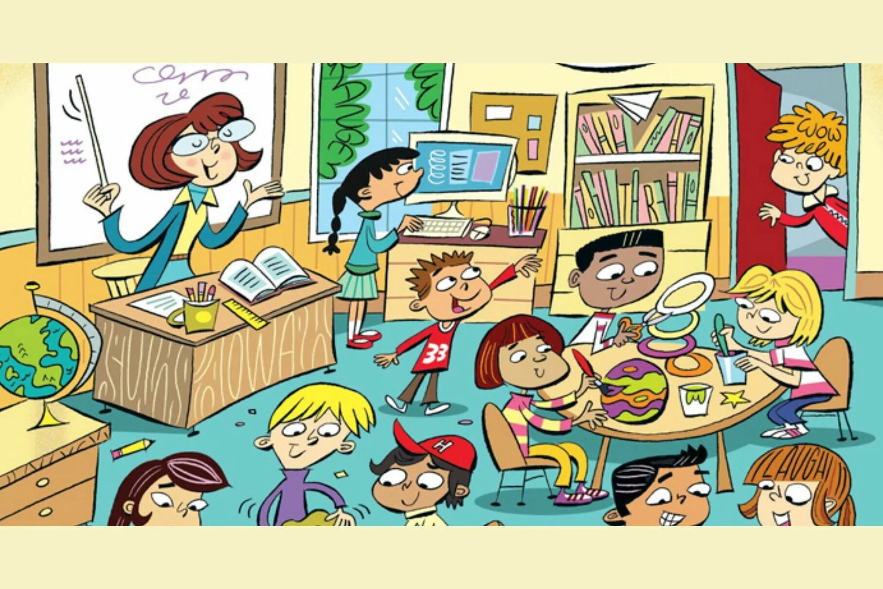 Класс рисунок. Classroom to describe for Kids. Classroom description 2 класс. To study at School рисунок.