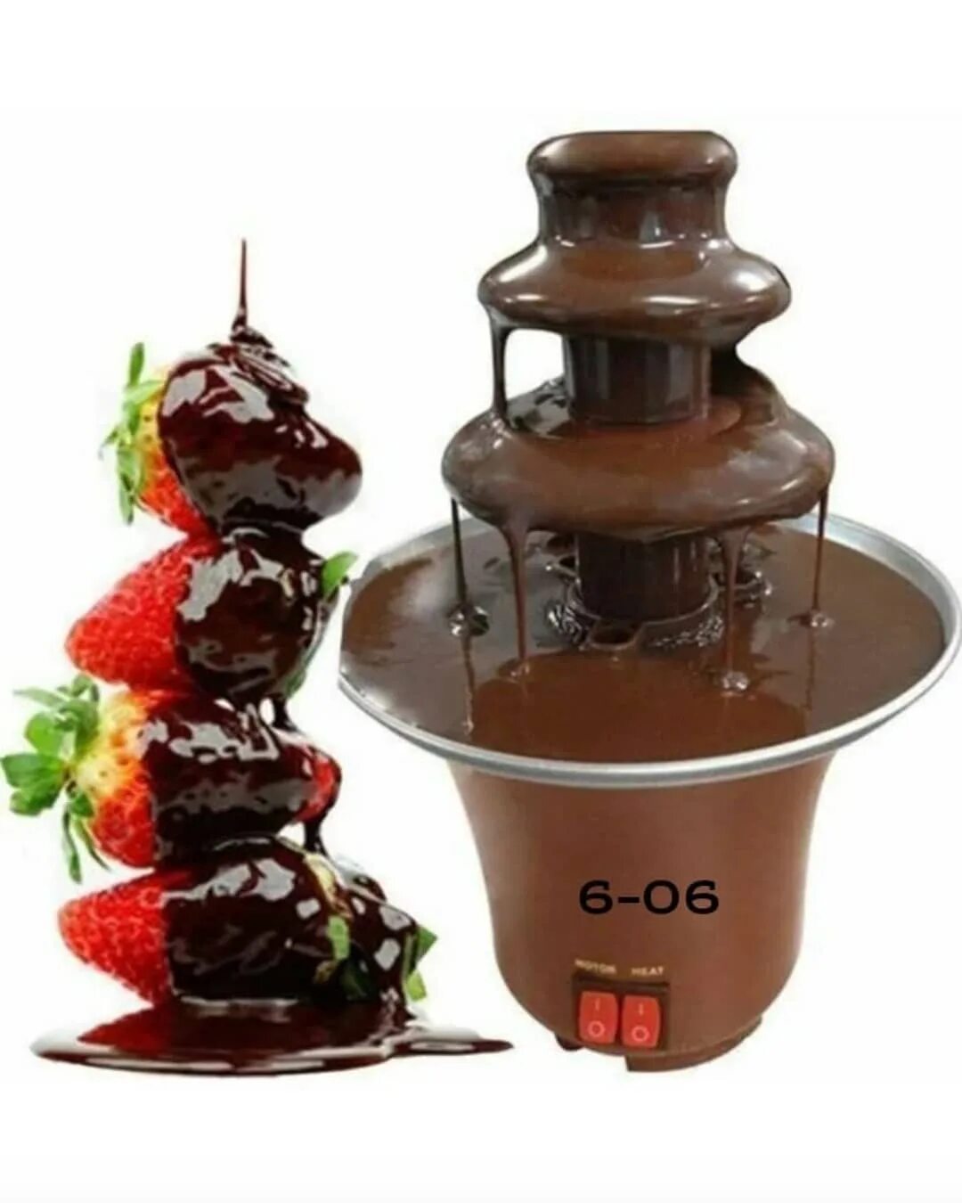Шоколадный фонтан фондю Chocolate Fondue
