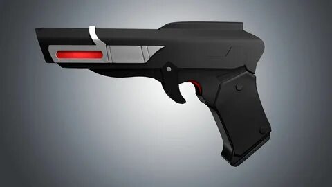 3d model gun