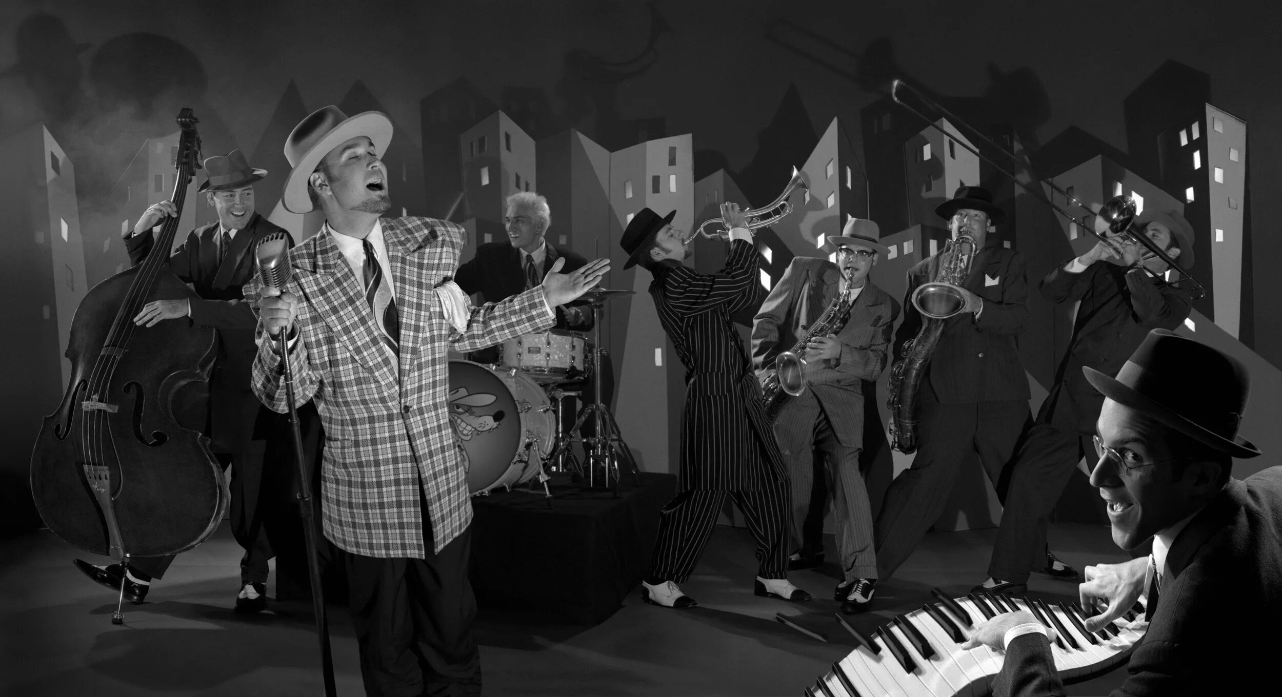 Группа big Bad Voodoo Daddy. Big Bad Voodoo Daddy обложка. Крутой джаз.