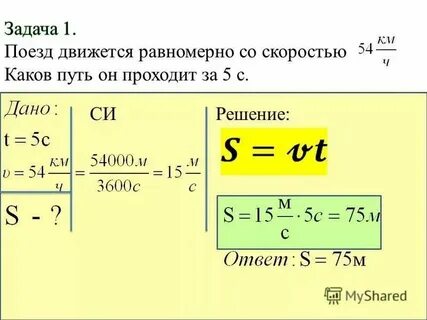 Время движения 101