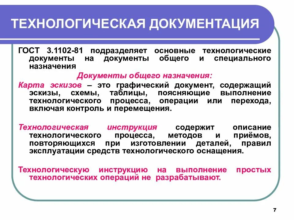 Технологическое проектирование определение