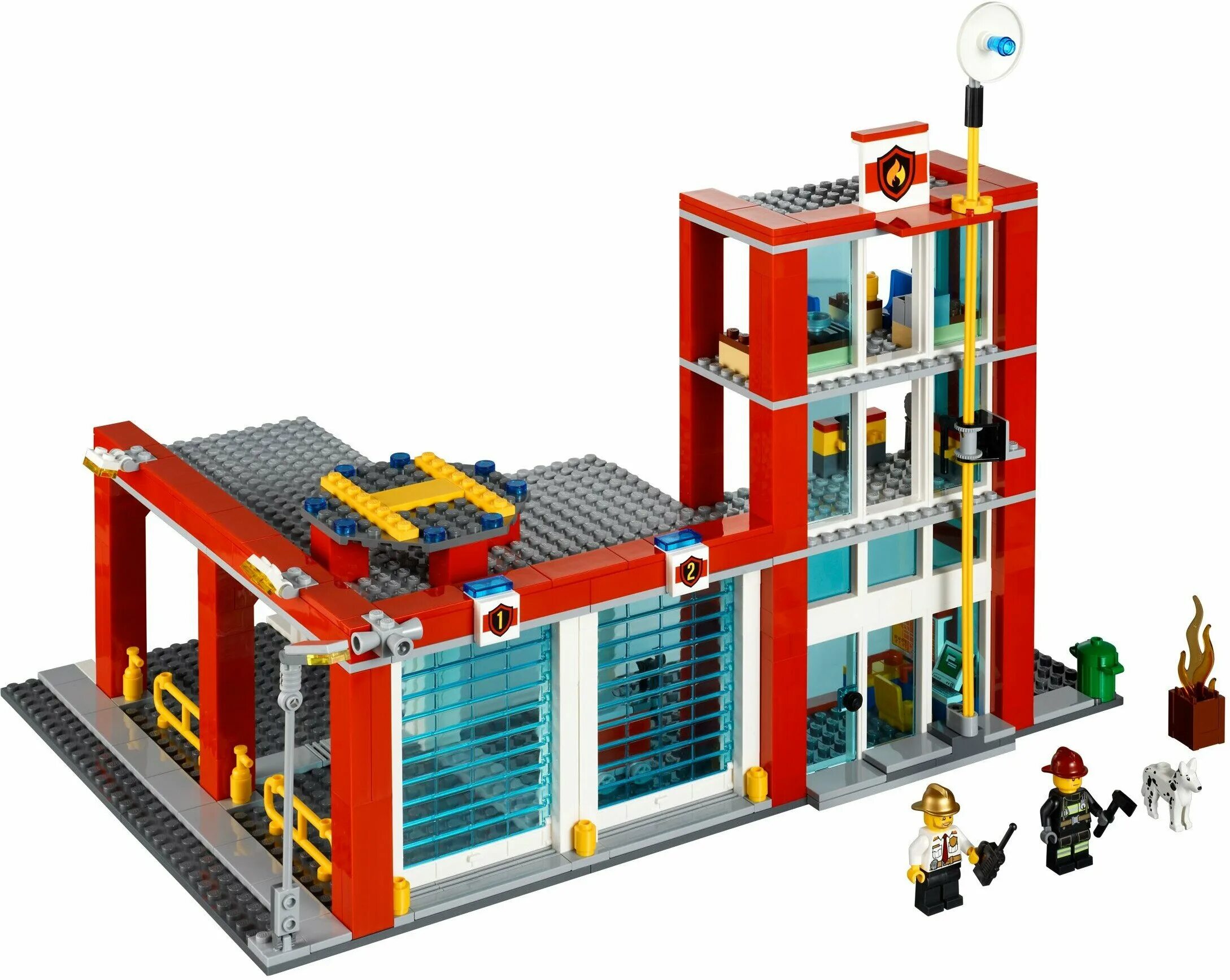Сити пожарная. LEGO City пожарная станция 60004. Пожарная часть LEGO 60004. Лего Сити 60004. LEGO City 60004 пожарная часть.