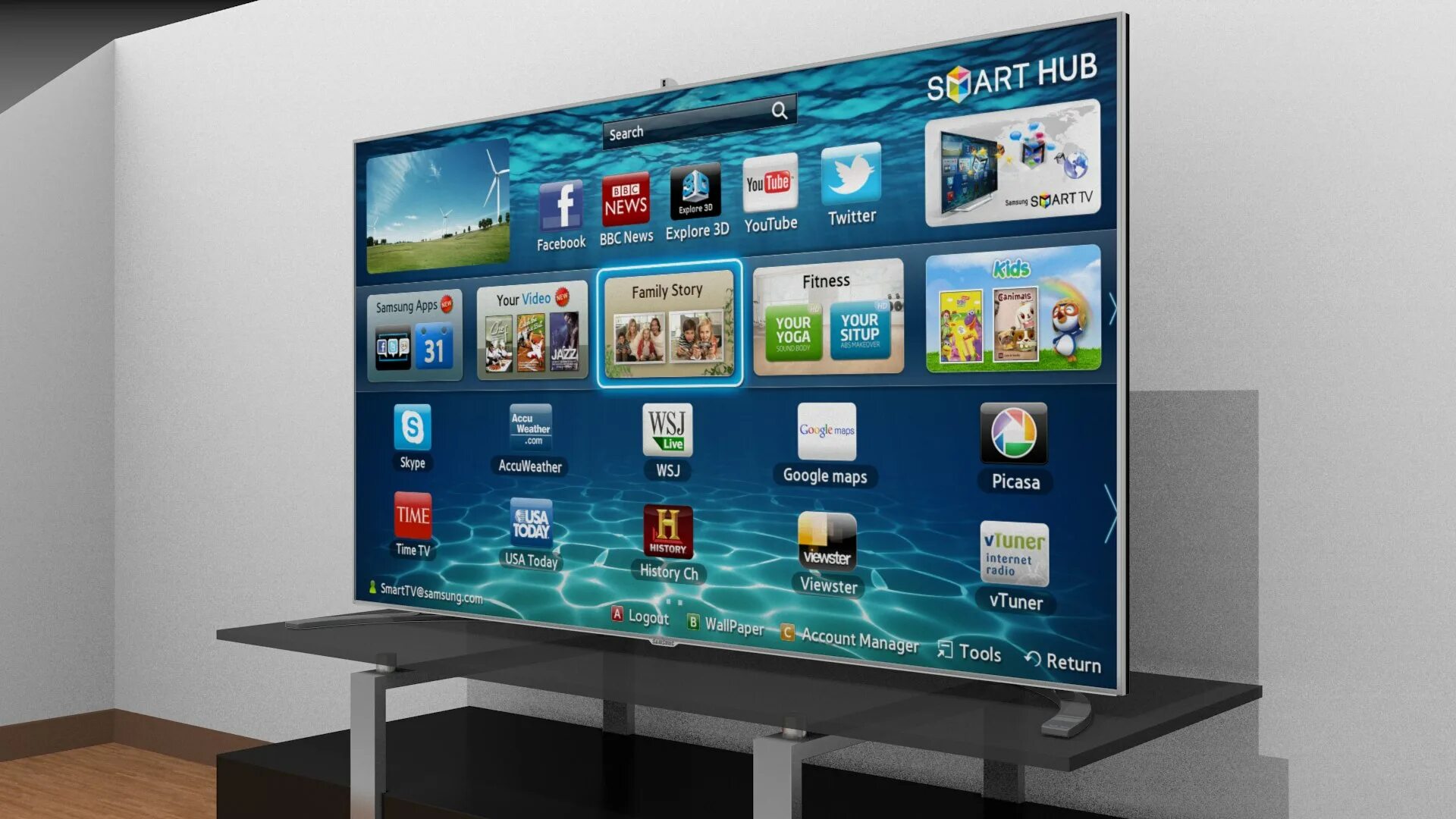 Android tv 3d