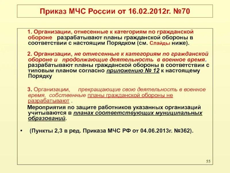 Приказы мчс рф 2021. Приказ МЧС. Приказы МЧС России. Основные приказы МЧС. План гражданской обороны.