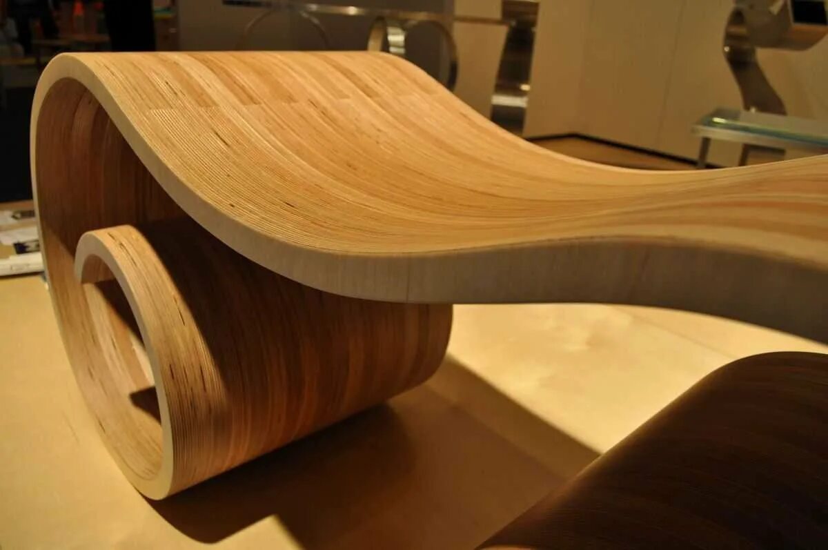 Гнутая форма. Мебель из гнуто клиенной фанеры. Гнутая фанера. Изделия из древесины. Изделия гнутая фанера.