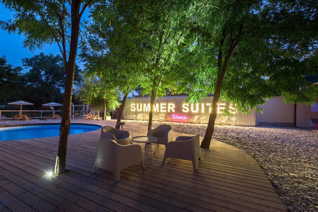 Summer Suites Лесная ул., 4в, село Шепси. Summer Suites Шепси. Summer Suites Лесная ул., 4в, село Шепси зима.