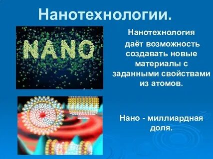 Наноматериалы сообщение
