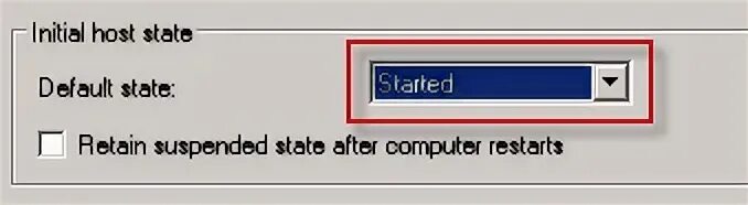 Default status. Default status