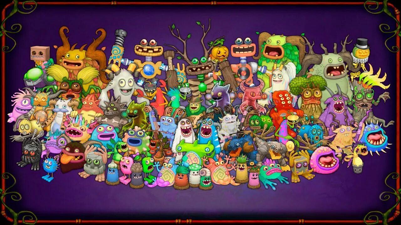 Сколько в игре my singing monsters. Май сингинг Монстер монстры. My singing Monsters монстры. Май сингинг Монстер монстры острова растений. Эпические монстры my singing Monsters.