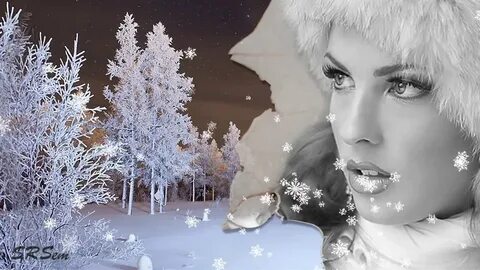Серебристая зима замела дорожки и взяла