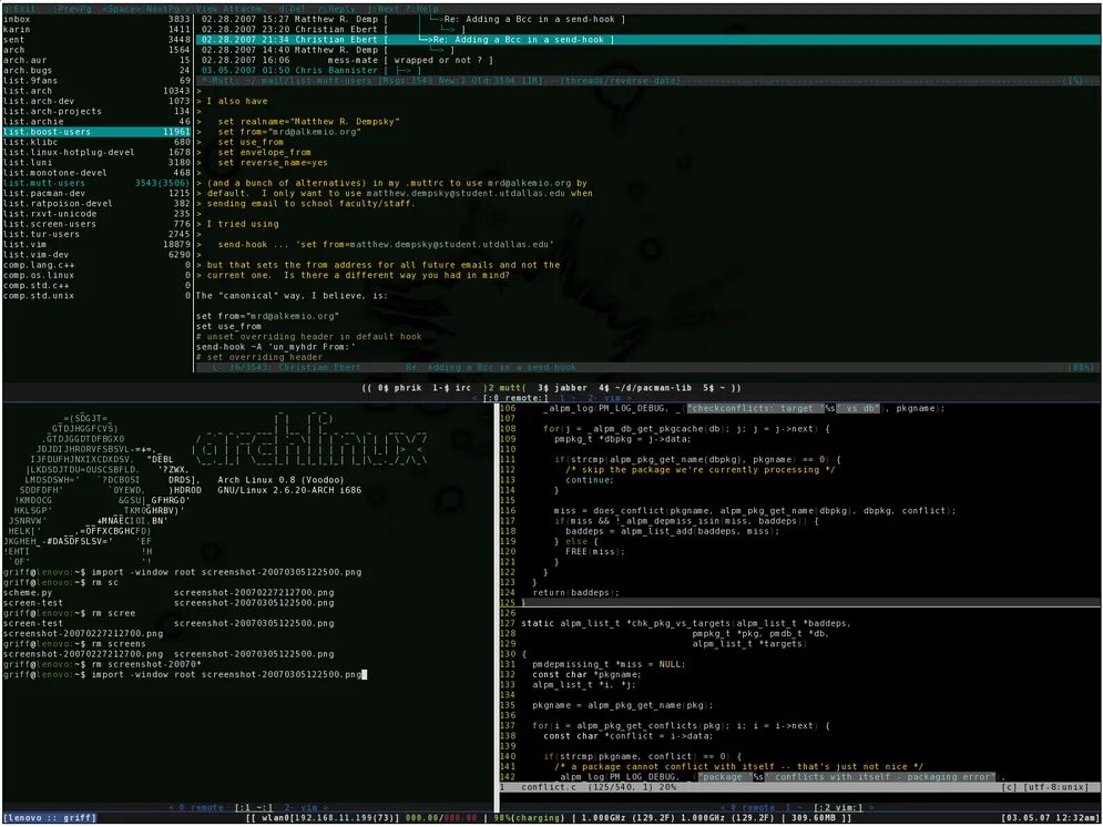 Arch linux windows. Ratpoison. ratpoison linux. arch linux интерфейс. ratpoison wm.