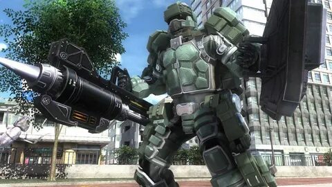 'Earth Defense Force 5' Shows Off Its Updated Fencer Class.