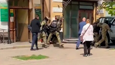 Обыски в центре