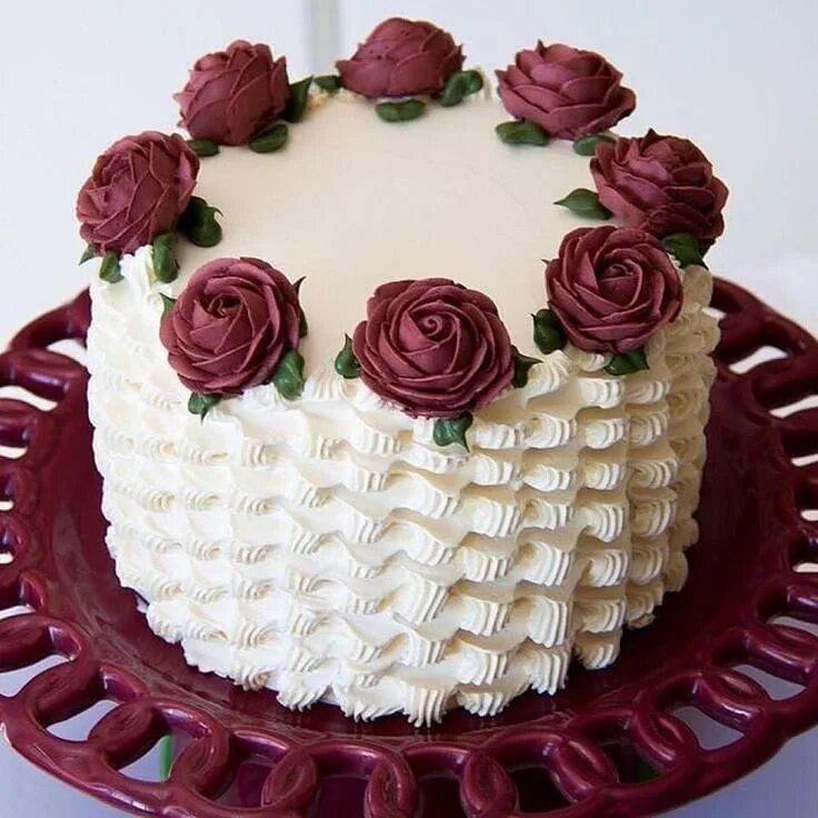 How to Pipe Buttercream Cake Decorations Tutorial sulla decorazione di torte, Pa