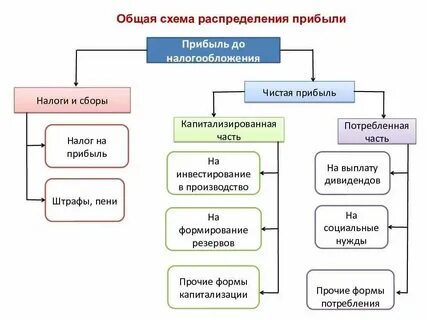 Как распределяется чистая прибыль