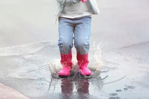 Girl under boots