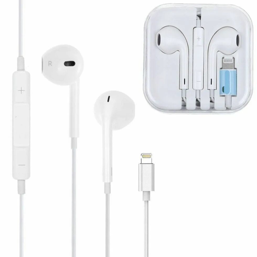 Какие наушники для айфона. Наушники Apple Earpods с разъёмом Lightning. Наушники Лайтнинг айфон. Наушники Apple проводные Lightning оригинал. Наушники Лайтинг для айфон.