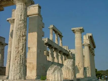 Храм афины афайи на эгине