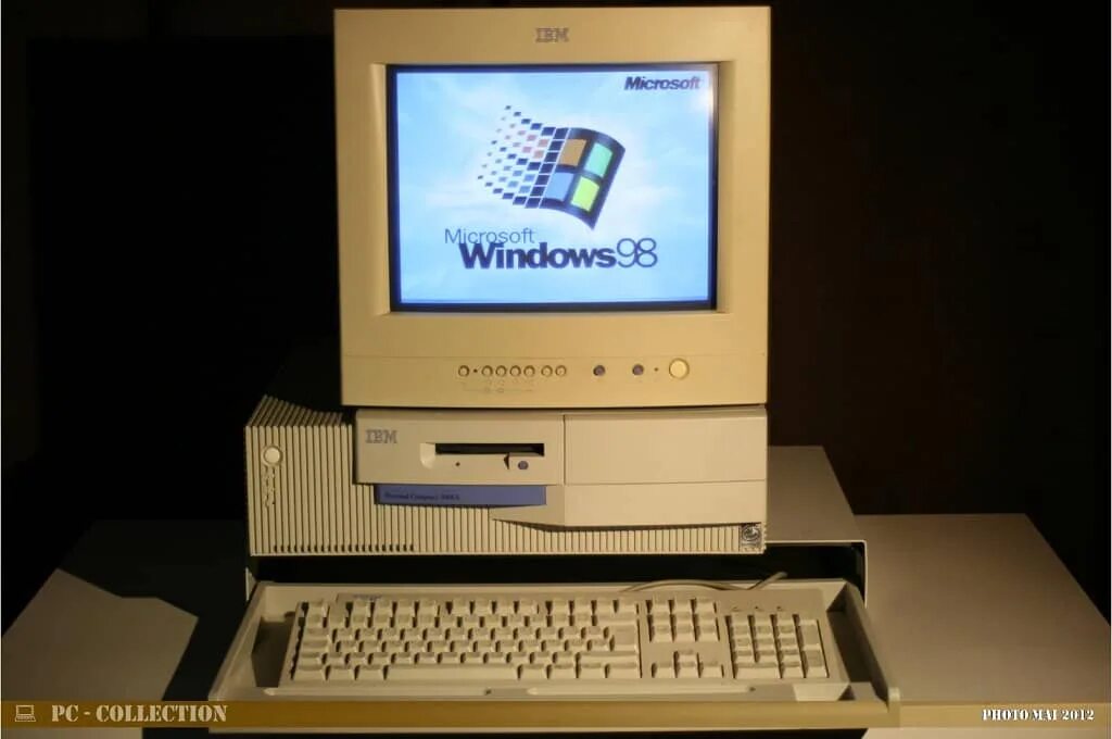 Компьютеры 98 года. Компьютер IBM 1998. Windows 98 ПК. IBM PC Windows 1.