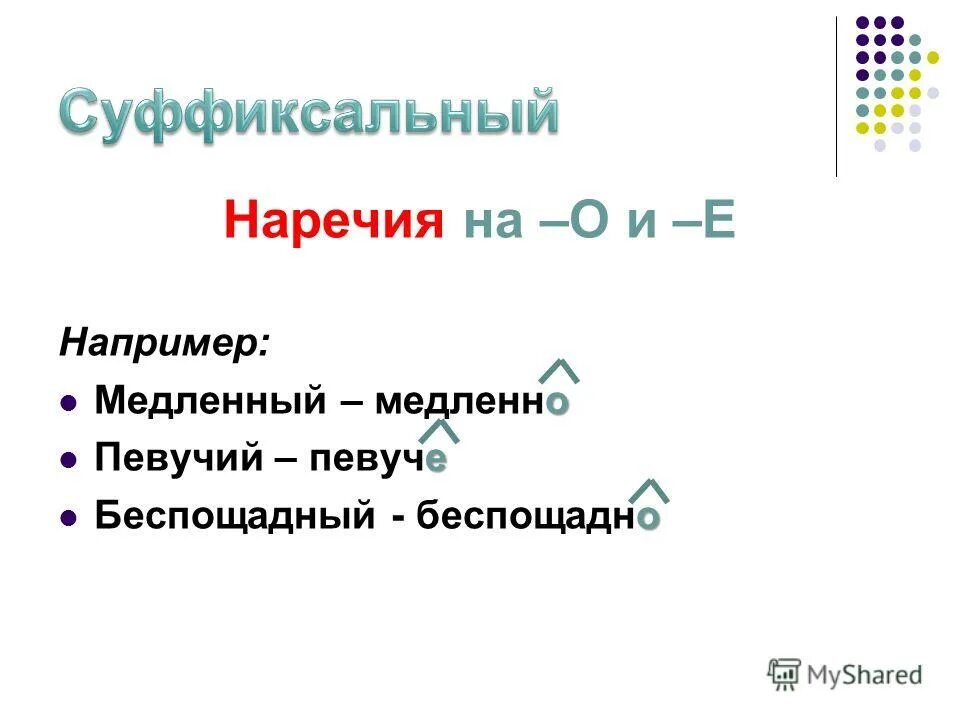 суффиксальные наречия. написание суффиксов а о на конце наречий. какое наречие образовано приставочно суффиксальным способом. способы образования наречий. суффиксальный способ образования наречий.