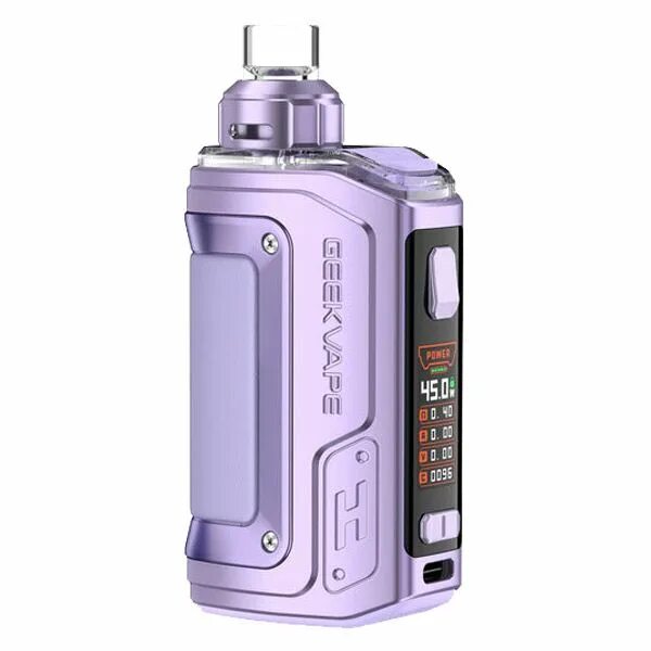 Как поменять свет на аегис хиро Купить Вейп GeekVape H45 (Aegis Hero 2) Crystal Edition ( Фиолетовый ) в вейп шо