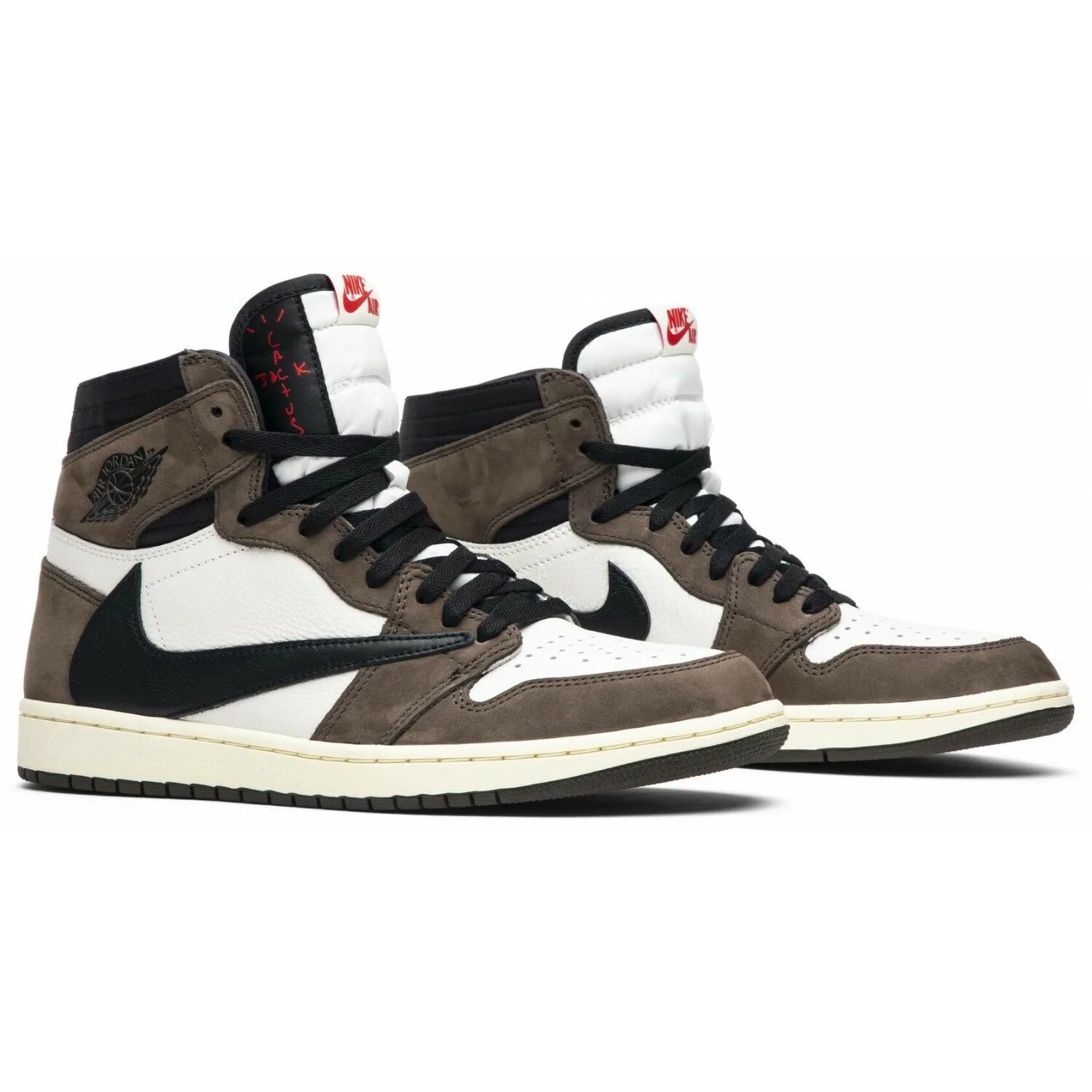 Nike Air Jordan 1 Travis Scott. Nike Jordan 1 High Travis Scott. Кроссовки коричнево черные