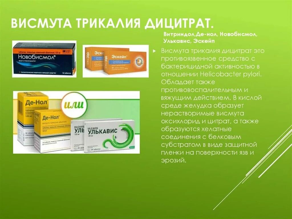 Висмут трикалия дицитрата. Отзывы препарата висмута. Отзывы препарата висмута. П/о плен. Висмута трикалия дицитрат.