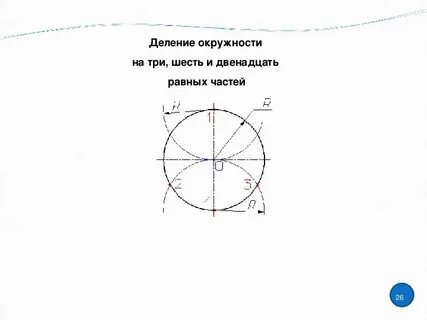 Как найти центр круга без циркуля