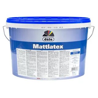 Краска матовая латексная dufa 10 л