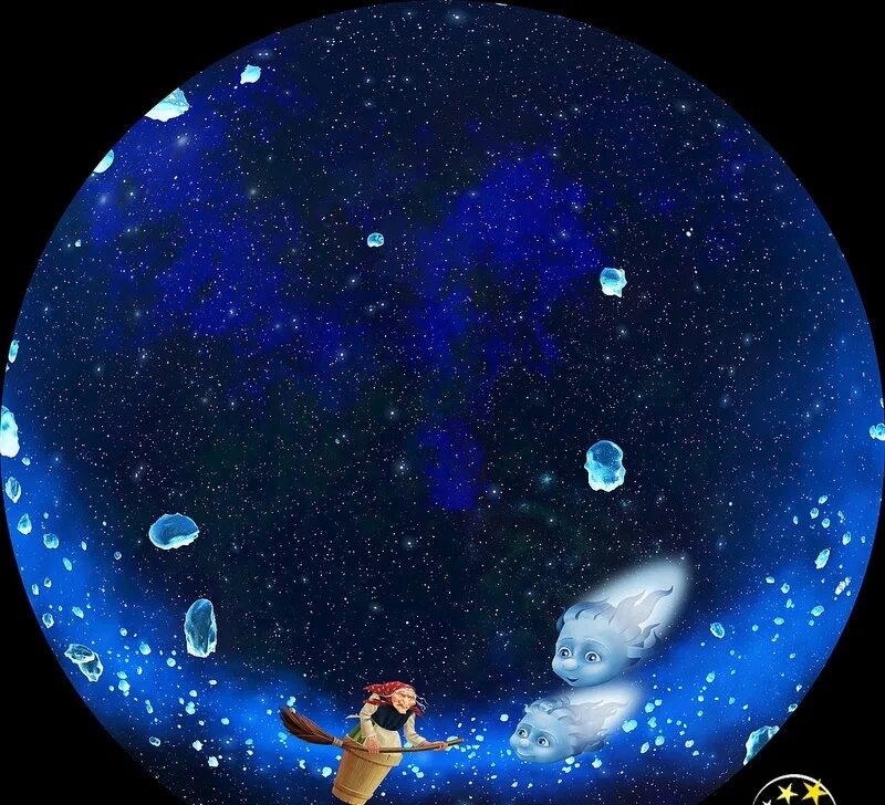 планетарий баба яга в космосе. сказочная планета. баба яга в космосе. планетарий новогодние космические приключения. новогодние приключения бабы яги планетарий.