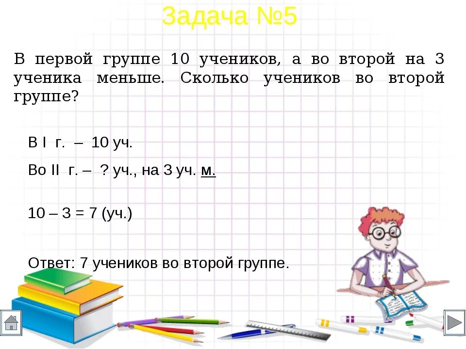 На уроке ученик получил задание сравнить. Задачи. Задачи по математике. Задачи 1 для первого класса. Математика задачи с ответами и решениями.