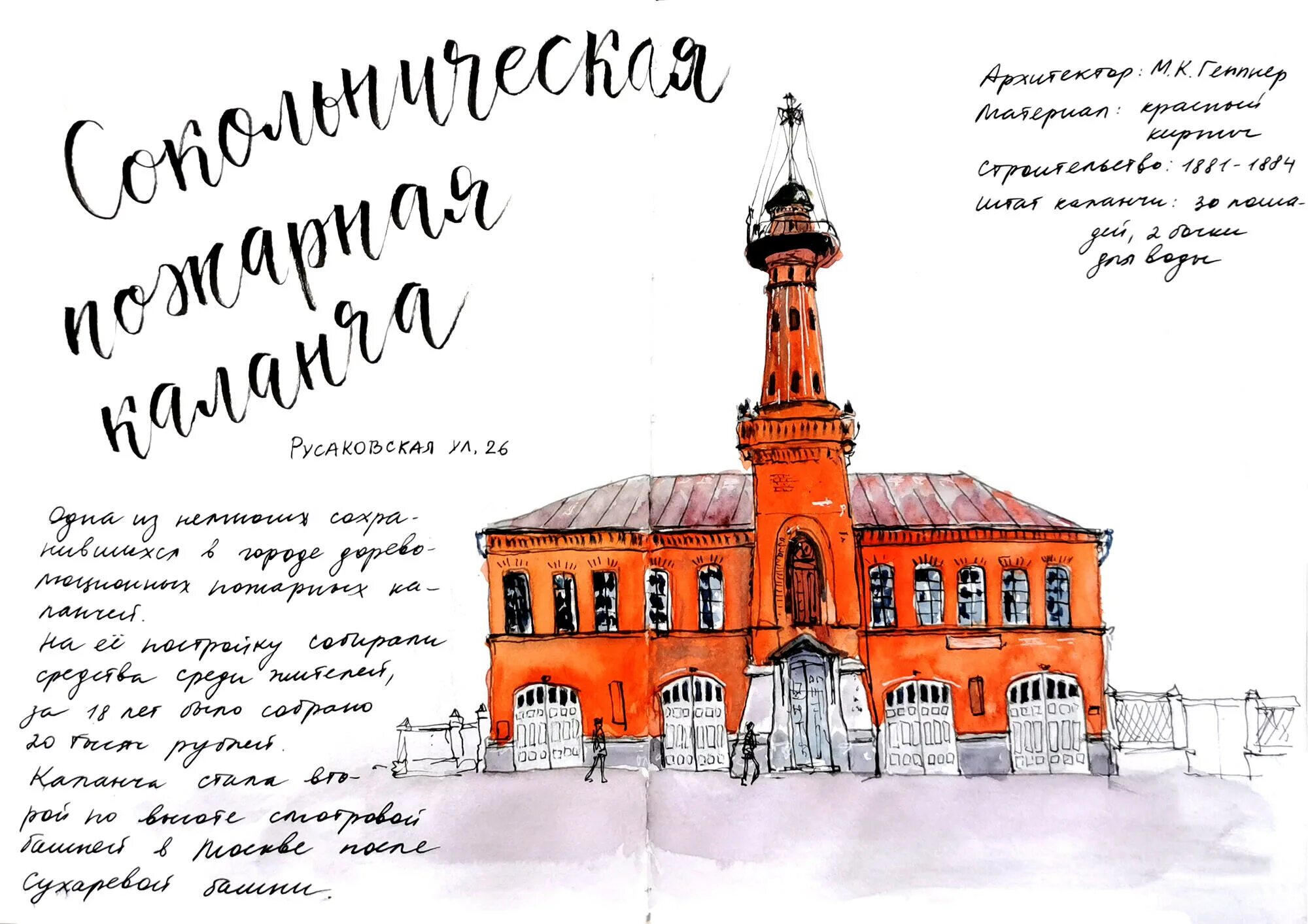 Какой девиз был написан на пожарной каланче