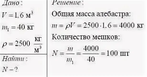 Плотность 2500 кг м3